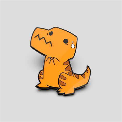 Happy Little Dinosaurs Enamel Pin Nervous Rex